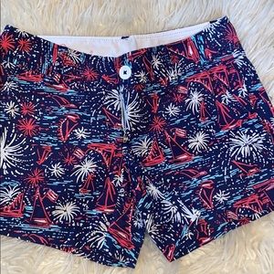 Lily Pulitzer Fireworks shorts